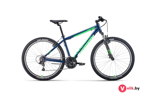 Forward APACHE 27,5 1.0 CLASSIC 2022 рама 17", синий/ярко-зеленый