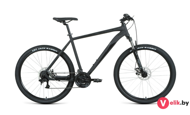 Forward APACHE 27,5 2.2 D 2022 рама 17", черный матовый/ярко-зеленый