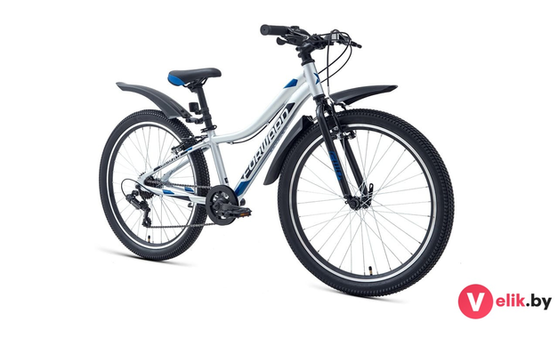 Forward TWISTER 24 1.0 2022 зеленый/фиолетовый, рама 12"