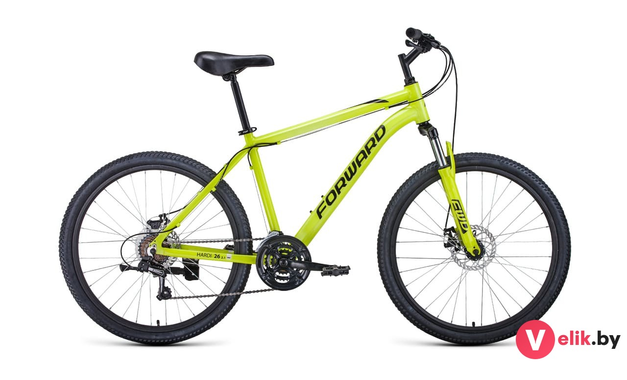 Forward HARDI 26 2.1 D 2022 ярко-желтый/черный, рама 18"