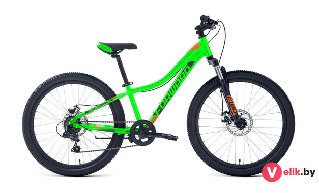 Forward TWISTER 24 2.0 D 2022 ярко-зеленый/оранжевый, рама 12"