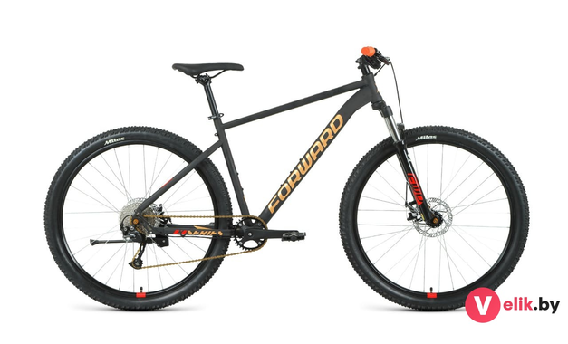 Forward SPORTING 29 XX D 2022 рама 19, черный матовый/золотой