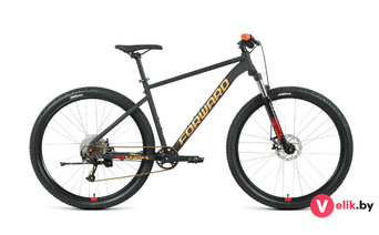 Forward SPORTING 29 XX D 2022 рама 19, черный матовый/золотой