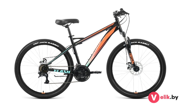 Forward FLASH 26 2.2 D 2022 черный/оранжевый, рама 19"