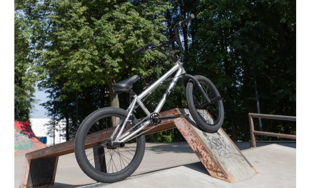 NOVATRACK PSYCHO BMX 2022, рама 10", серебристый