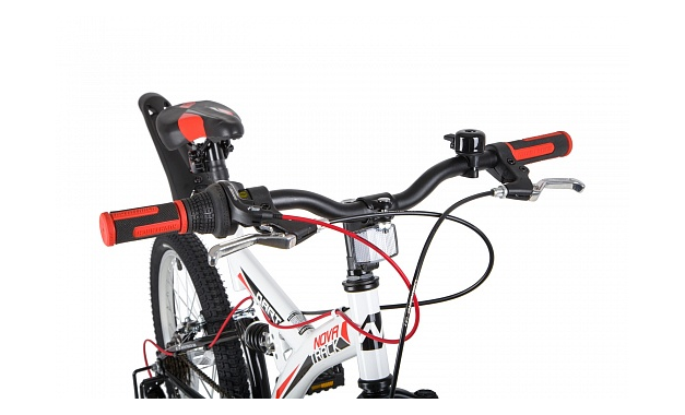 NOVATRACK DART 6.V Двухподвес 2020, рама 13", белый