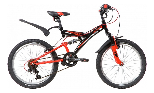 NOVATRACK DART 6.V Двухподвес 2020, рама 13", черный