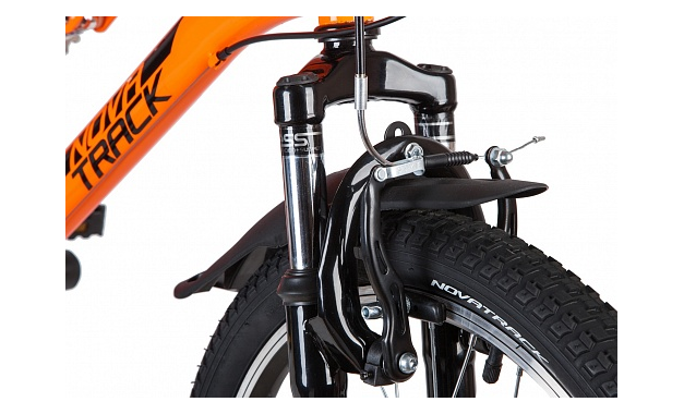 NOVATRACK TITANIUM 6.V Двухподвес 2020, рама 15", оранжевый