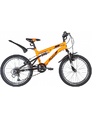 NOVATRACK TITANIUM 6.V Двухподвес 2020, рама 15", оранжевый