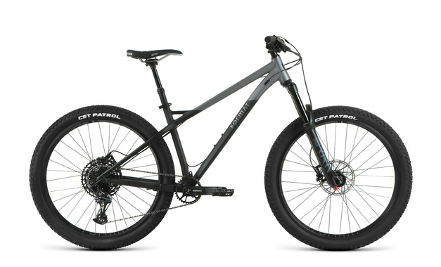 Велосипед FORMAT 1311 PLUS 27,5 черный матовый - темно-серый матовый, размер L