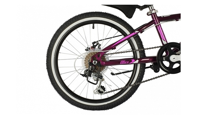 NOVATRACK ALICE 6.D 2021, рама 12", пурпурный