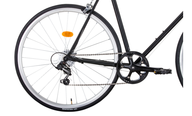 Велосипед BearBike TAIPEI (700C 7 ск.) 2022 черный матовый рама 500 мм