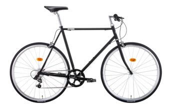 Велосипед BearBike TAIPEI (700C 7 ск.) 2022 черный матовый рама 500 мм