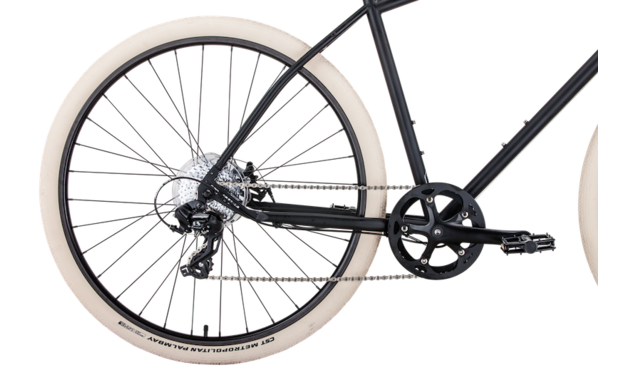 Велосипед BearBike PERM (28 8 ск.) 2022 черный матовый рама 450 мм