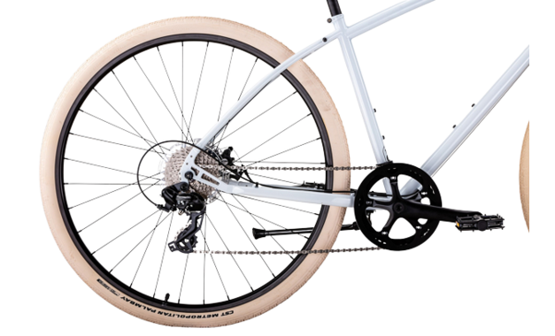 Велосипед BearBike PERM (28 8 ск.) 2022 белый рама 500 мм