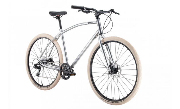 Велосипед BearBike PERM (28 8 ск.) 2022 хром рама 450 мм