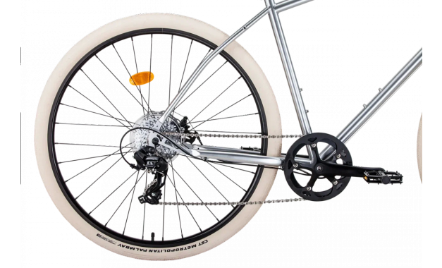 Велосипед BearBike PERM (28 8 ск.) 2022 хром рама 450 мм