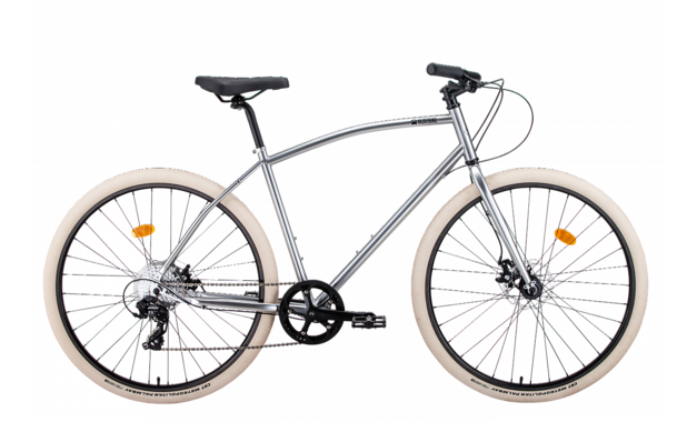 Велосипед BearBike PERM (28 8 ск.) 2022 хром рама 450 мм