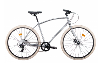 Велосипед BearBike PERM (28 8 ск.) 2022 хром рама 500 мм