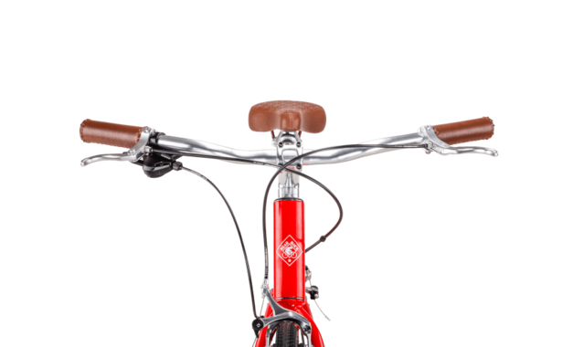 Велосипед BearBike AMSTERDAM (700C 8 ск.) 2022 красный рама 480 мм