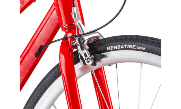 Велосипед BearBike AMSTERDAM (700C 8 ск.) 2022 красный рама 480 мм