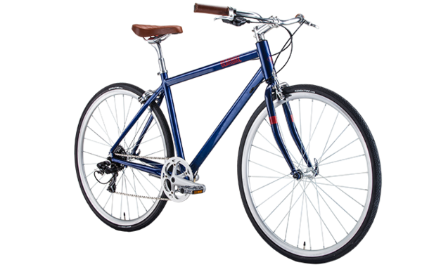 Велосипед BearBike MARSEL (700C 8 ск.) 2022 синий рама 480 мм