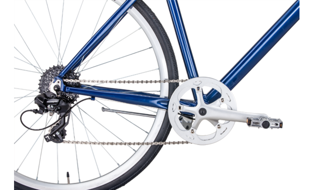 Велосипед BearBike MARSEL (700C 8 ск.) 2022 синий рама 480 мм