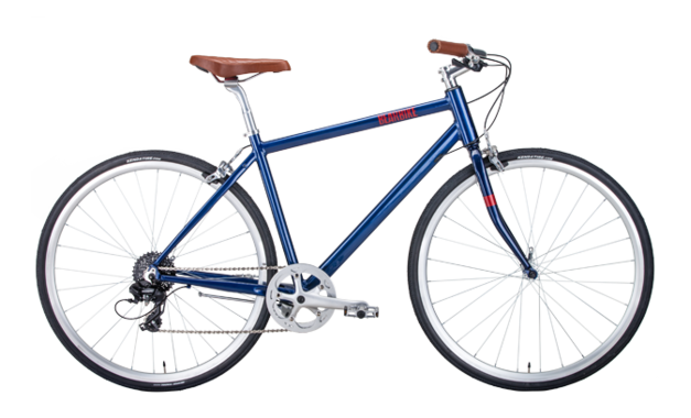 Велосипед BearBike MARSEL (700C 8 ск.) 2022 синий рама 480 мм