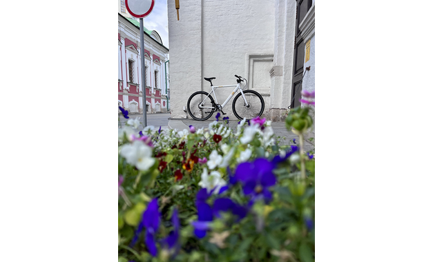 Электрический велосипед BearBike EKB (700С 1 ск.) 2022 белый рама 540 мм