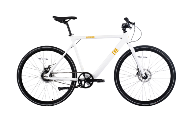 Электрический велосипед BearBike EKB (700С 1 ск.) 2022 белый рама 540 мм