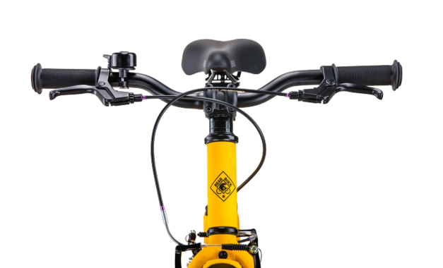 Велосипед BearBike KITEZ 16 (16 1 ск.) 2022 желтый матовый