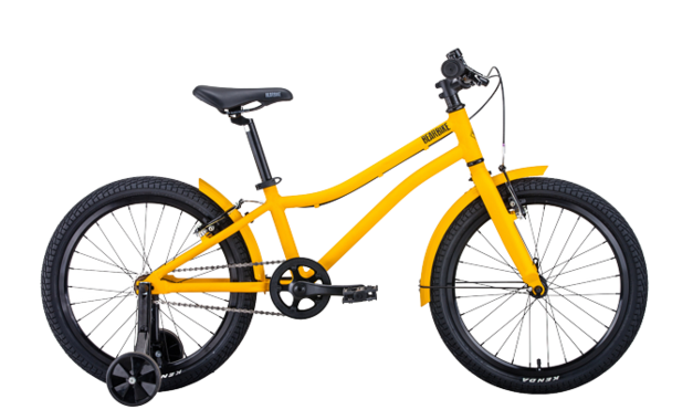 Велосипед BearBike KITEZ 20 (20 1 ск.) 2022 желтый матовый