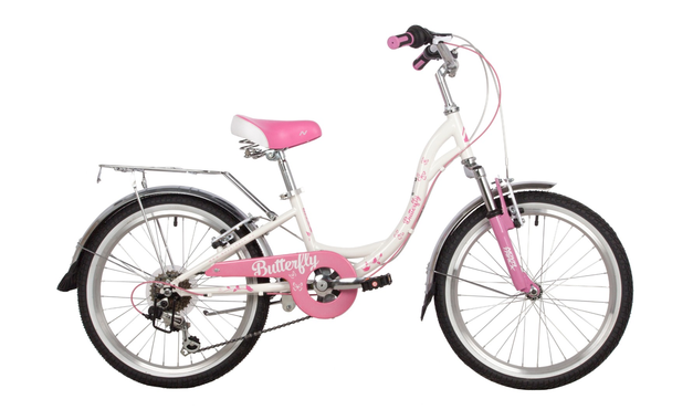 NOVATRACK BUTTERFLY 2022, рама 11", белый-розовый