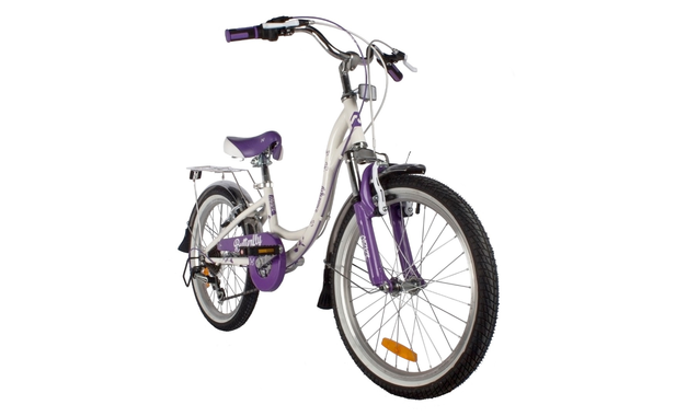 NOVATRACK BUTTERFLY 2022, рама 11", белый-фиолетовый