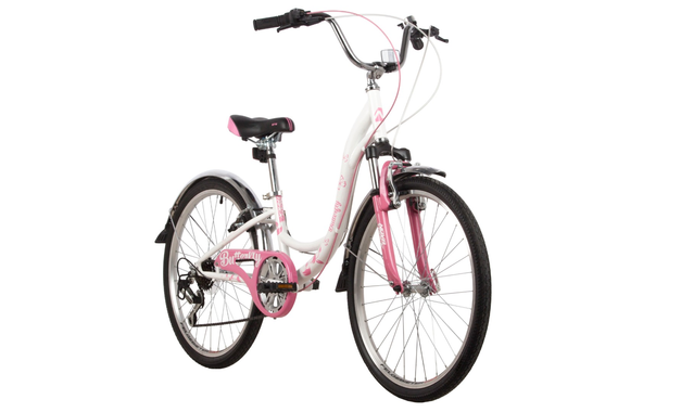 NOVATRACK BUTTERFLY 2022, рама 11", белый-розовый