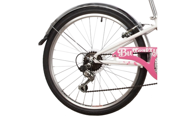 NOVATRACK BUTTERFLY 2022, рама 11", белый-розовый