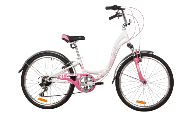 NOVATRACK BUTTERFLY 2022, рама 11", белый-розовый