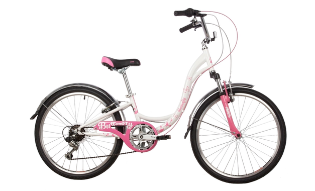 NOVATRACK BUTTERFLY 2022, рама 11", белый-розовый