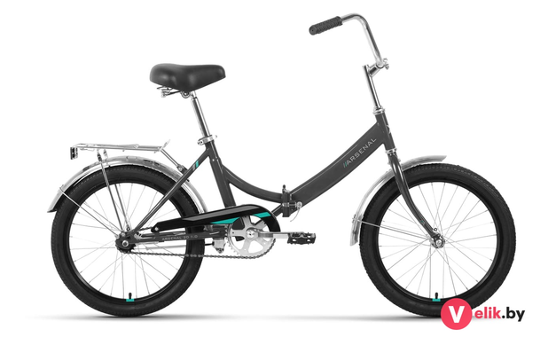 Forward Arsenal 20 1.0 2022, 1 ск., темно-серый/бирюзовый